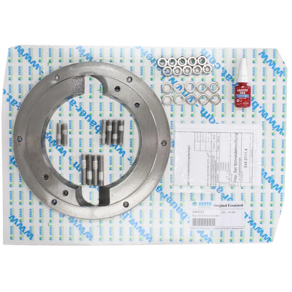 PTC-000269 ProTesCa Bauer FAN 3442111 Inlet Plate Kit LE 18.5 kW slurry pumps spare part