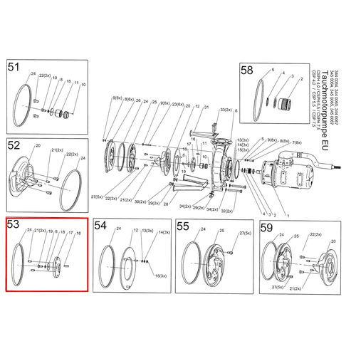 PTC-000299 ProTesCa Bauer FAN 3442218 Flanschscheibe ESPH/CSPH DN80 Güllepumpe Ersatzteil 2