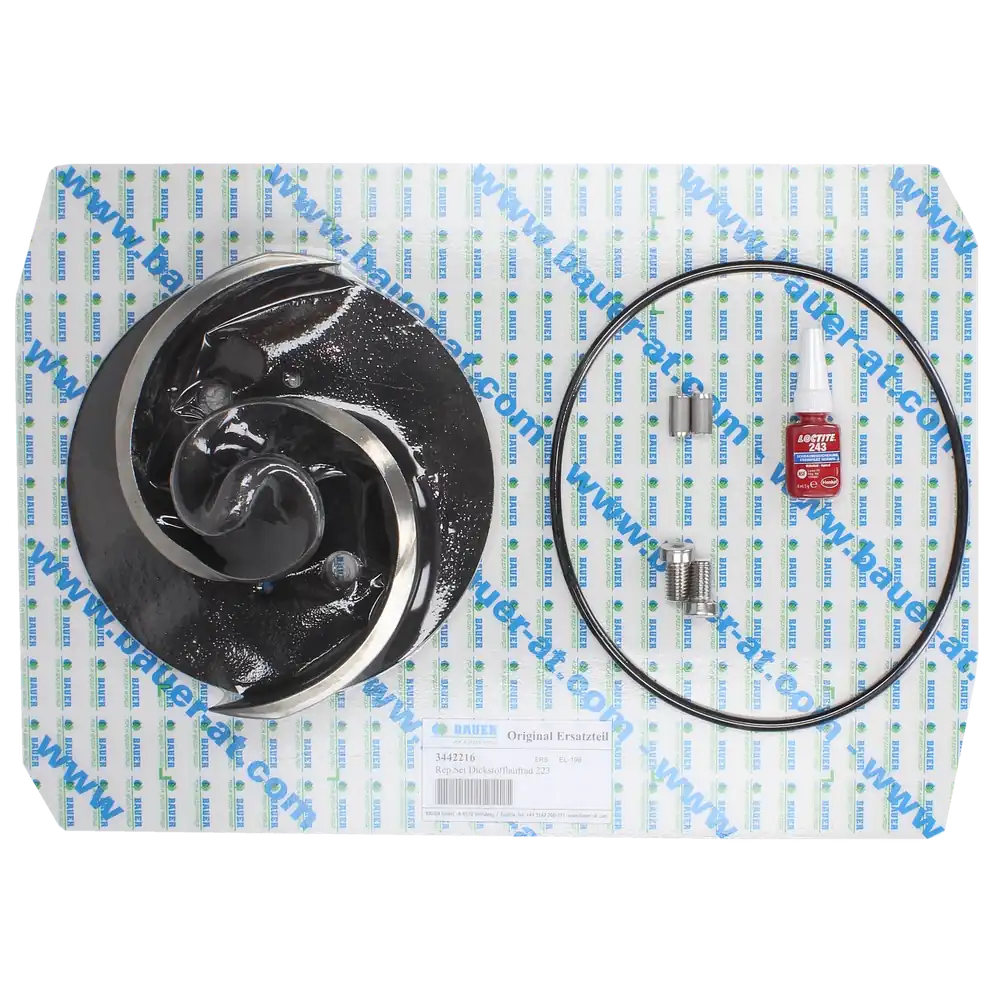 PTC-000311 ProTesCa Bauer FAN 3442216 Impeller 223x33.5 ESPH 4kW slurry pumps spare part 1