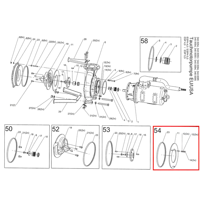 PTC-000365 ProTesCa Bauer FAN 3442220 Wear Plate 50 CSP 50 Hz slurry pumps spare part 2