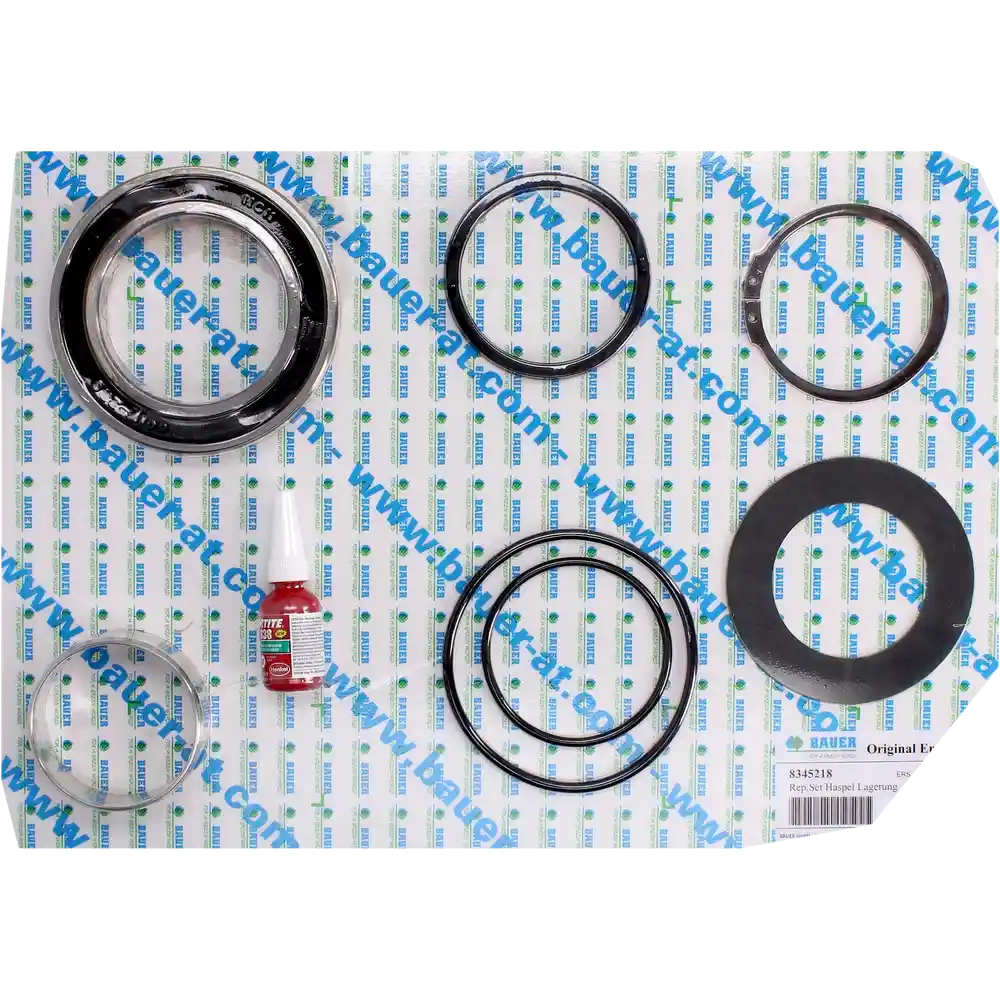 PTC-000458 ProTesCa Bauer FAN 8345218 Drum Bearing Kit 65-90 TX Plus hose reel irrigators spare part