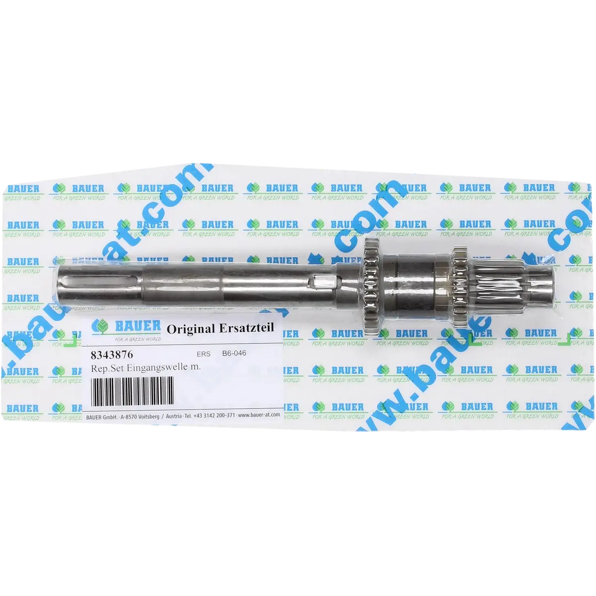 PTC-000503 ProTesCa Bauer FAN 8343876 G4 Input Shaft Kit RAINSTAR E hose reel irrigators spare part