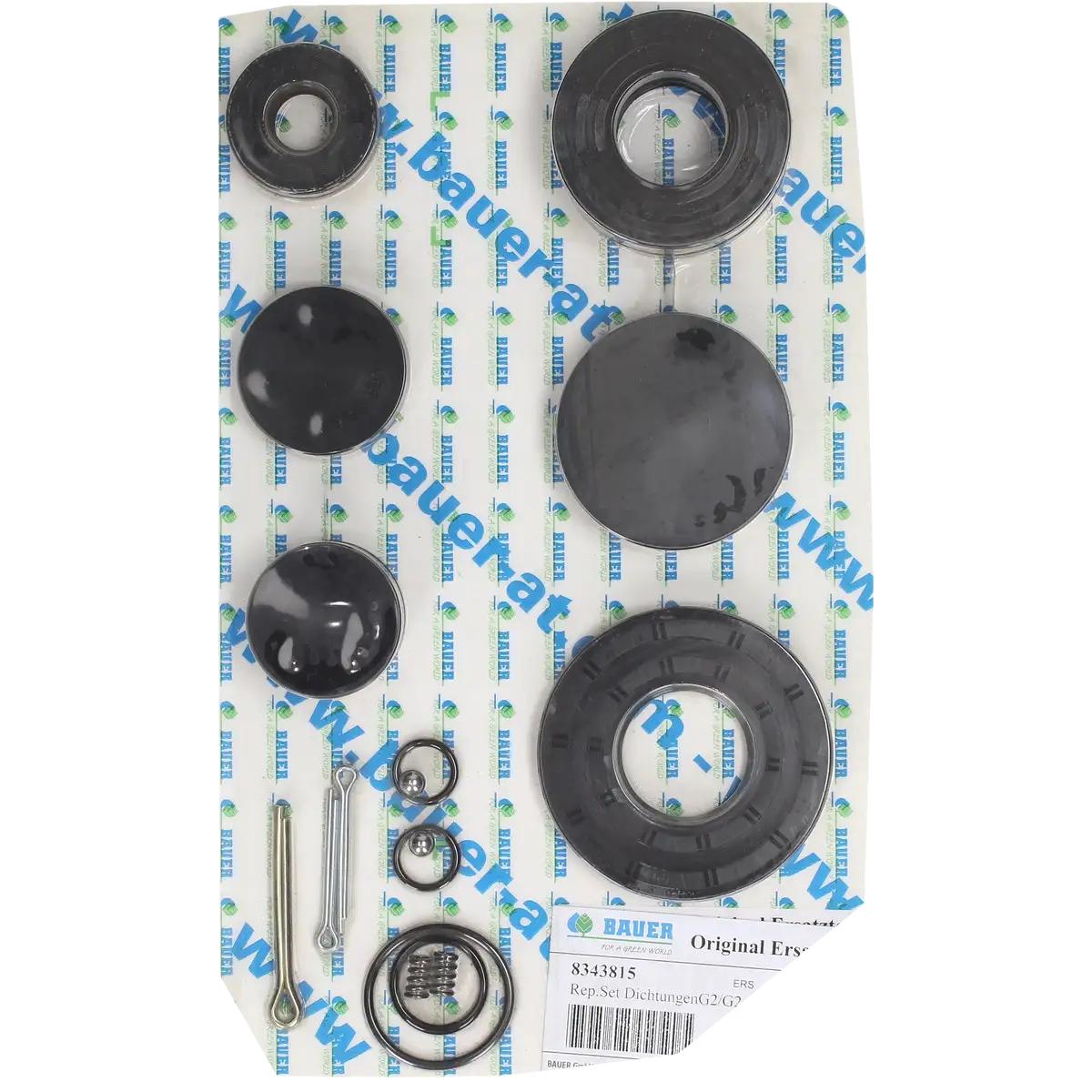 PTC-000522 ProTesCa Bauer FAN 8343815 Gearbox Seal Kit G2/G2-4/G3-4 hose reel irrigators spare part
