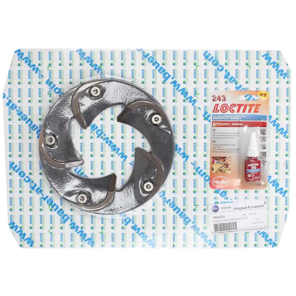 PTC-000306 ProTesCa Bauer FAN 3442224 Cutting Disc D225 CSPH 4kW slurry pumps spare part 1