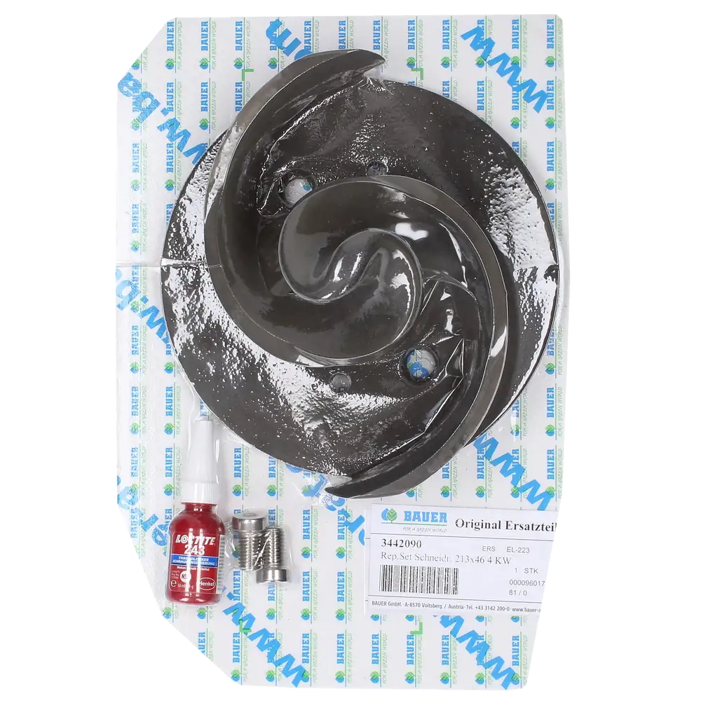 PTC-000320 ProTesCa Bauer FAN 3442090 Cutting Wheel 213x46 S 4kW slurry pumps spare part 1