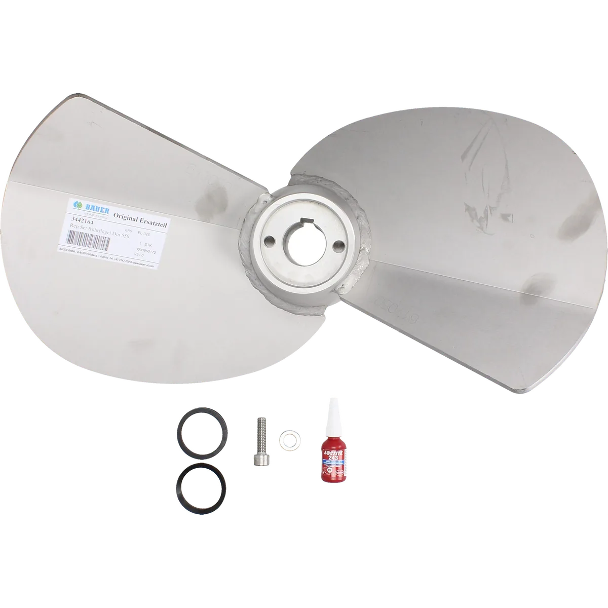 PTC-000328 ProTesCa Bauer FAN 3442164 MSXH 5.5 kW Propeller Kit 550 slurry mixers spare part