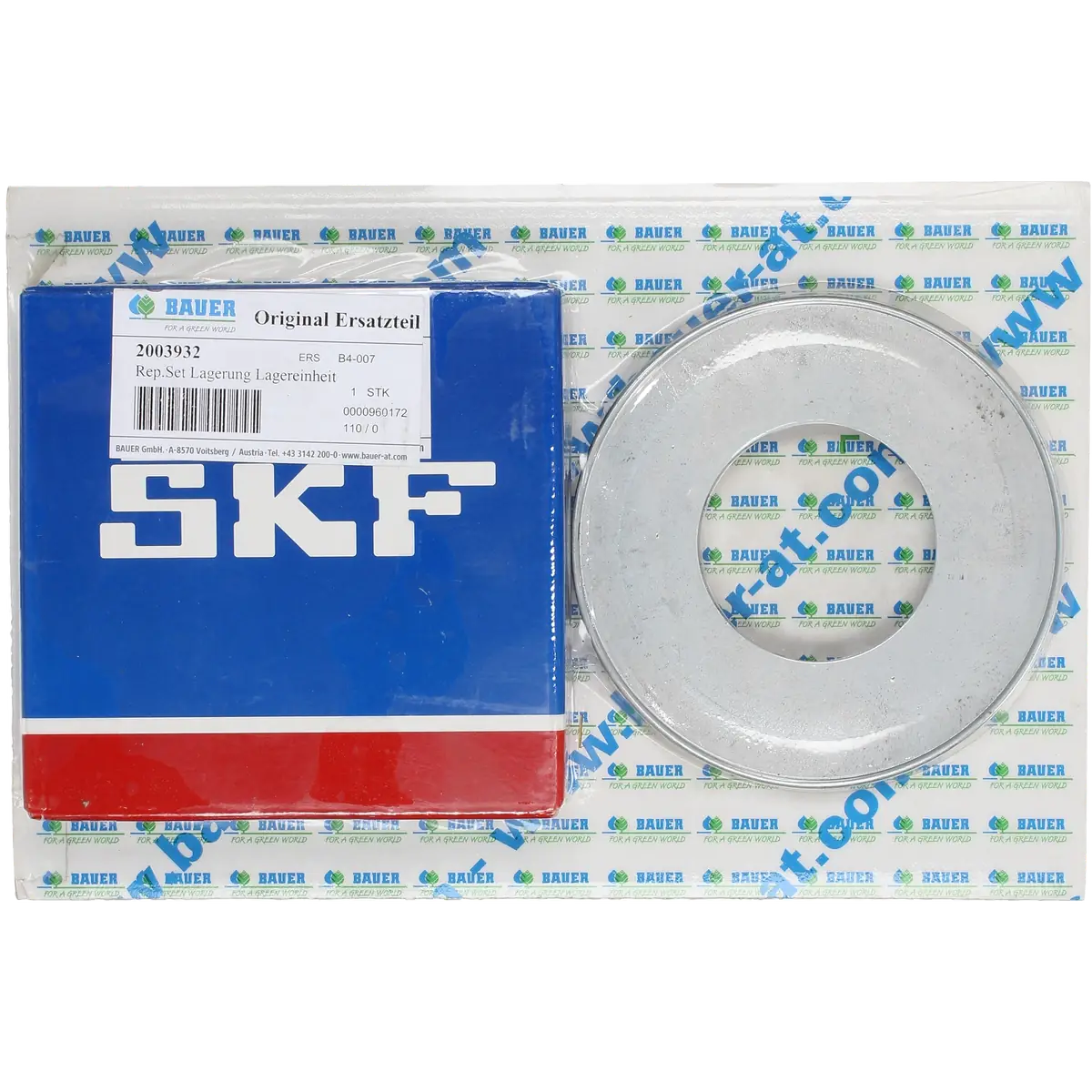 PTC-000336 ProTesCa Bauer FAN 2003932 Lagereinheit Wattdrive Getriebemotor Pressschneckenseparator Ersatzteil