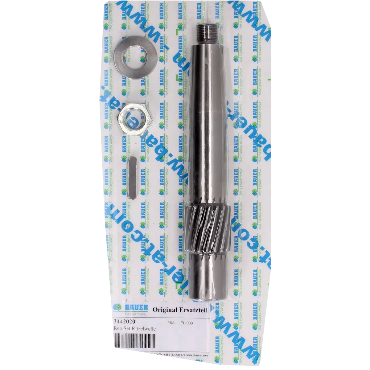 PTC-000350 ProTesCa Bauer FAN 3442020 Pinion Shaft Kit G 43 slurry pumps spare part 1
