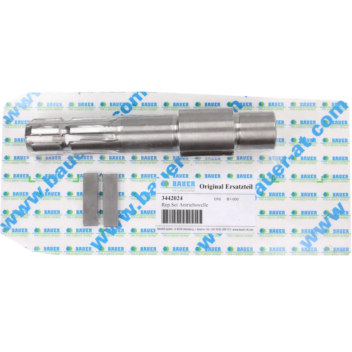 PTC-000352 ProTesCa Bauer FAN 3442024 Drive Shaft Kit G 43 slurry pumps spare part 1