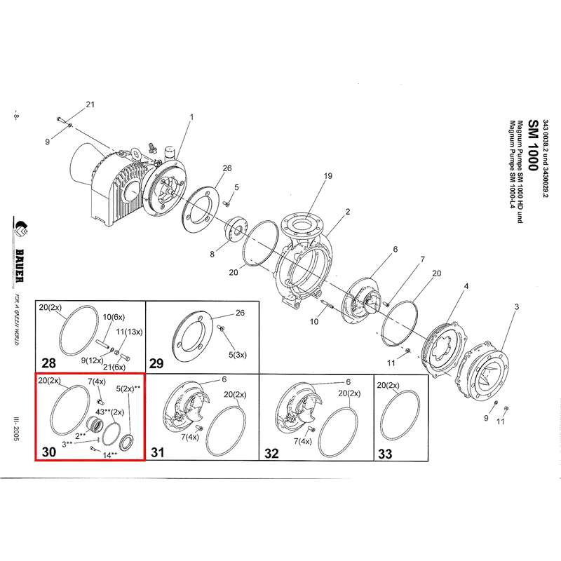 PTC-000354 ProTesCa Bauer FAN 3442036 Mech Seal Kit Slurry Pump slurry pumps spare part 2