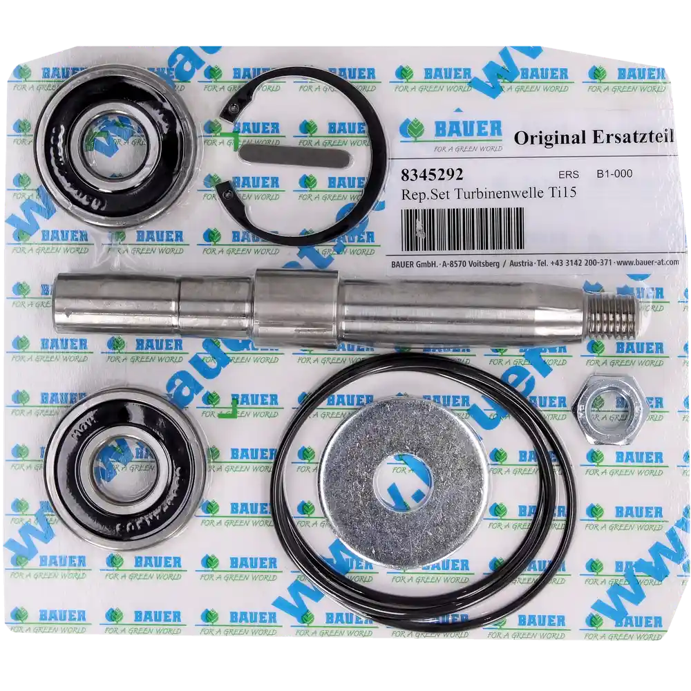 PTC-000402 ProTesCa Bauer FAN 8345292 Turbine Shaft Kit Ti15 hose reel irrigators spare part