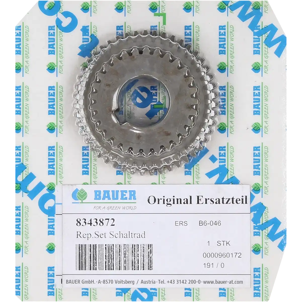 PTC-000523 ProTesCa Bauer FAN 8343872 Schaltrad Getriebe T32-T51 Beregnungsmaschine Ersatzteil