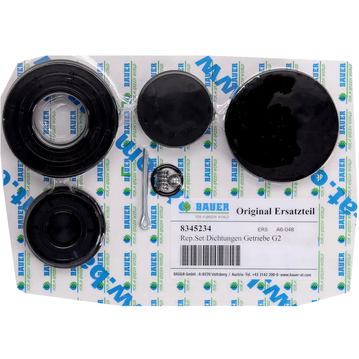 PTC-000565 ProTesCa Bauer FAN 8345234 Gearbox G2 Seals 65-85 TX hose reel irrigators spare part